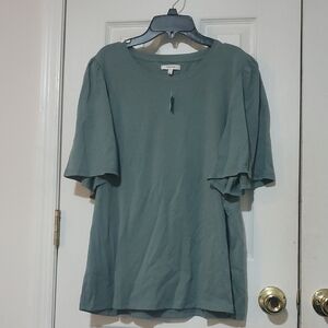 Maurices Sage Green Short Sleeve Tee